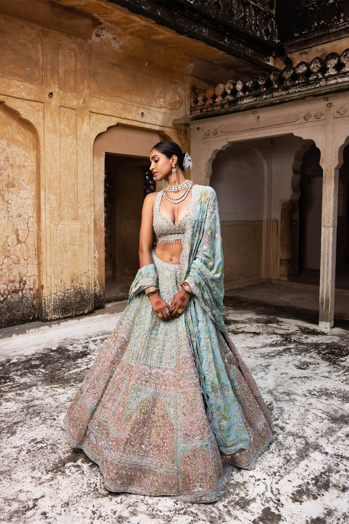 Blush Opulence Lehenga - Image 6