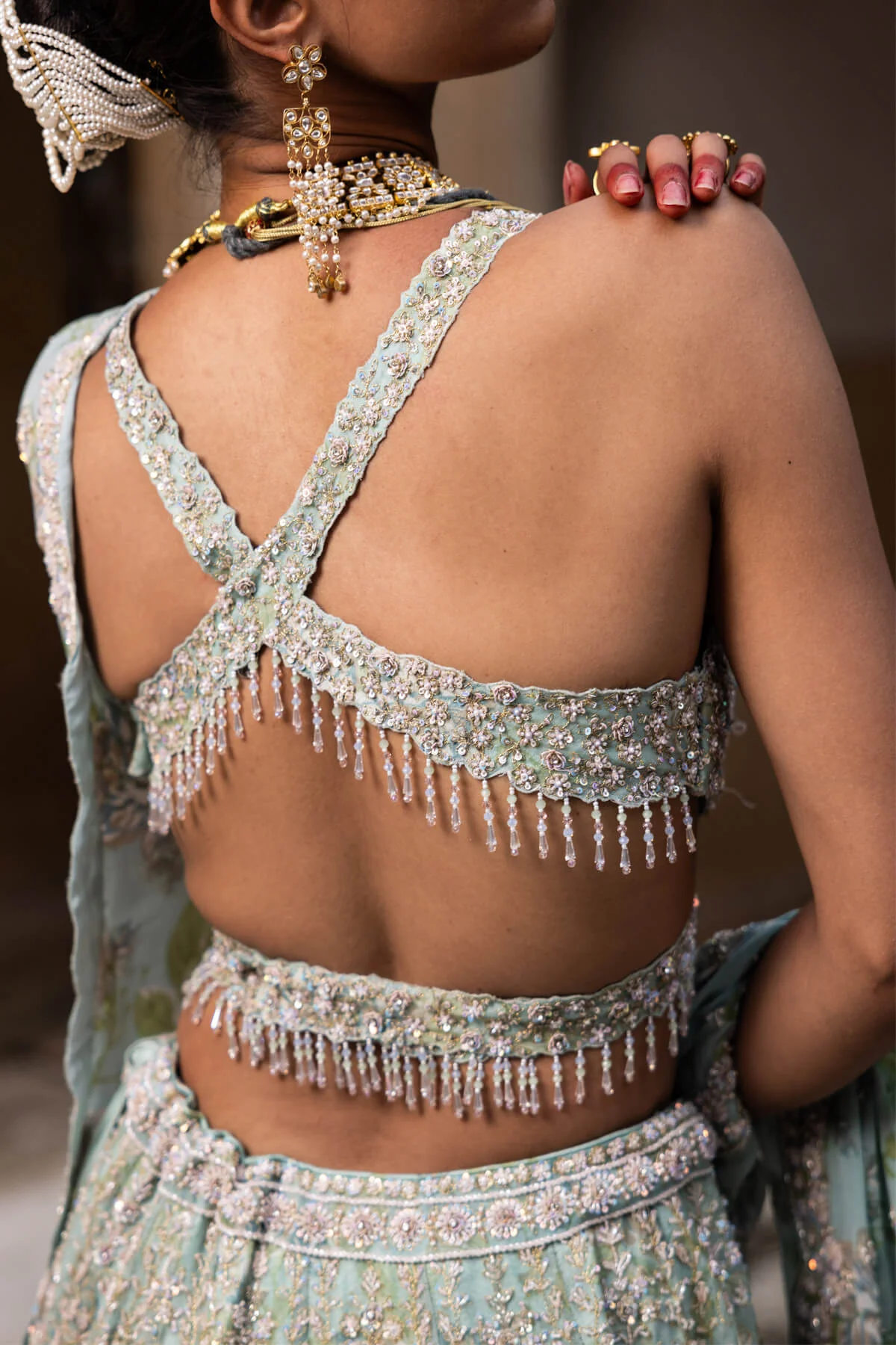 Blush Opulence Lehenga - Image 7