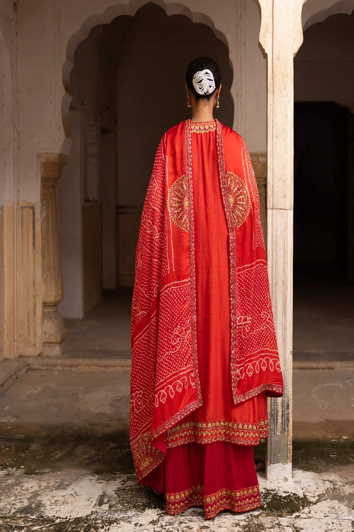 Classical Luxe Bridal Sharara - Image 5