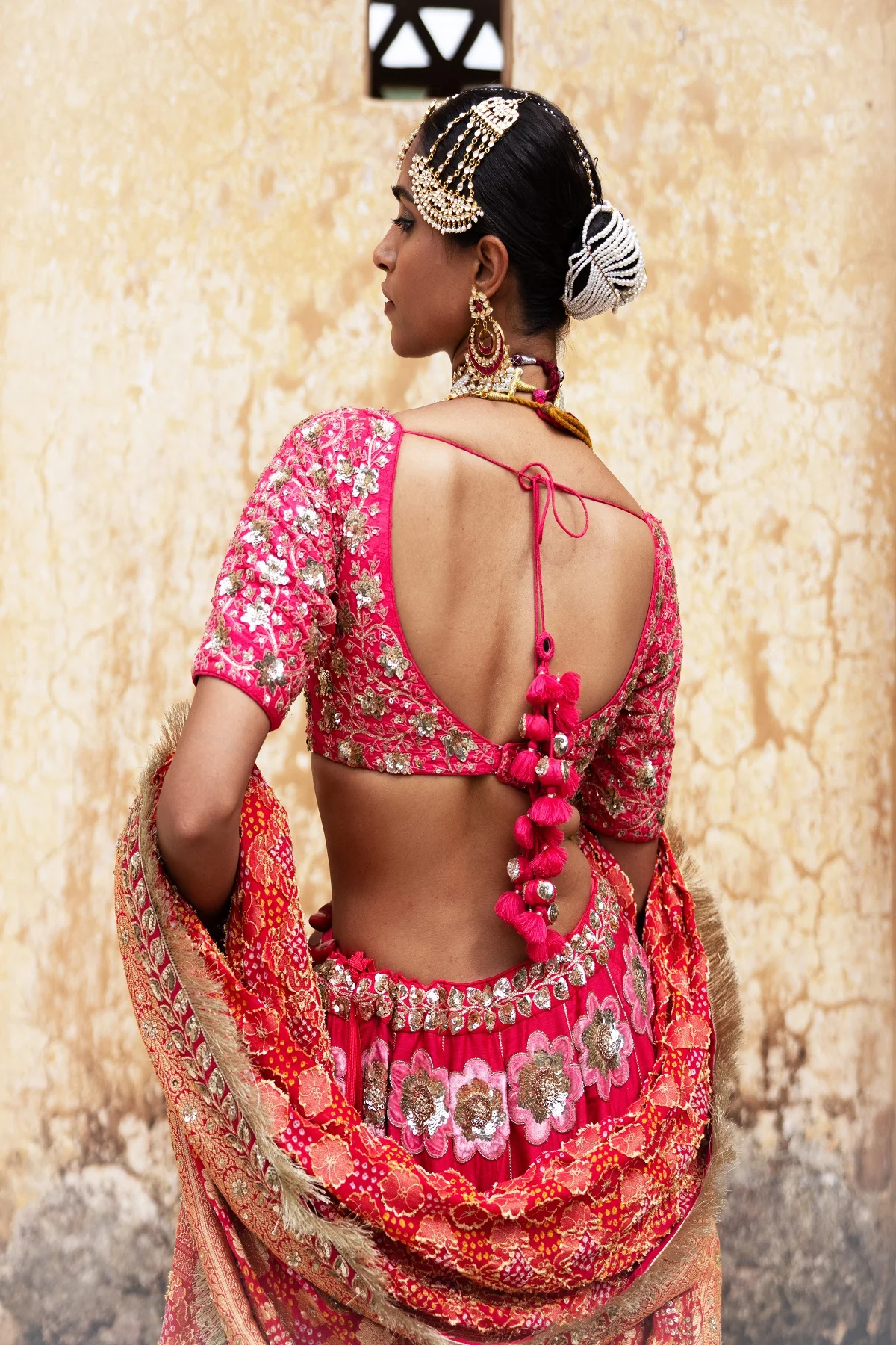 Classical Royal Grace Bridal Lehenga - Image 6