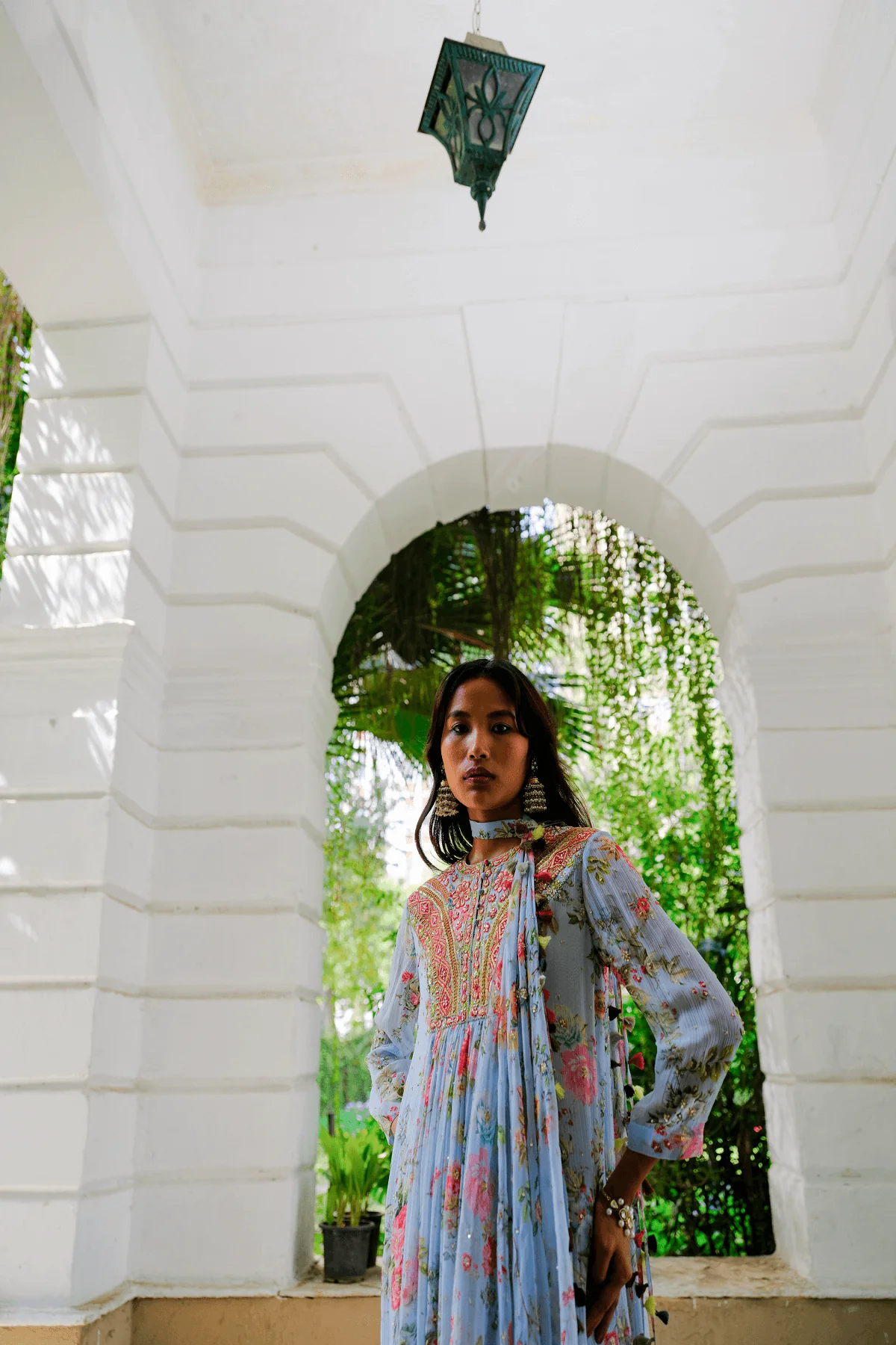 Cloudburst Chiffon Suit Set - Image 5