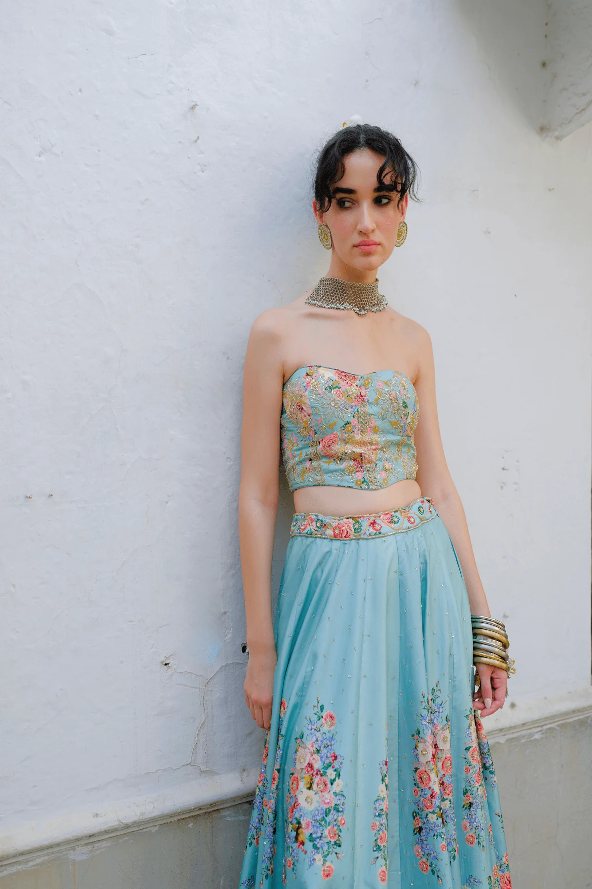 Émeraude Royale Lehenga - Image 4