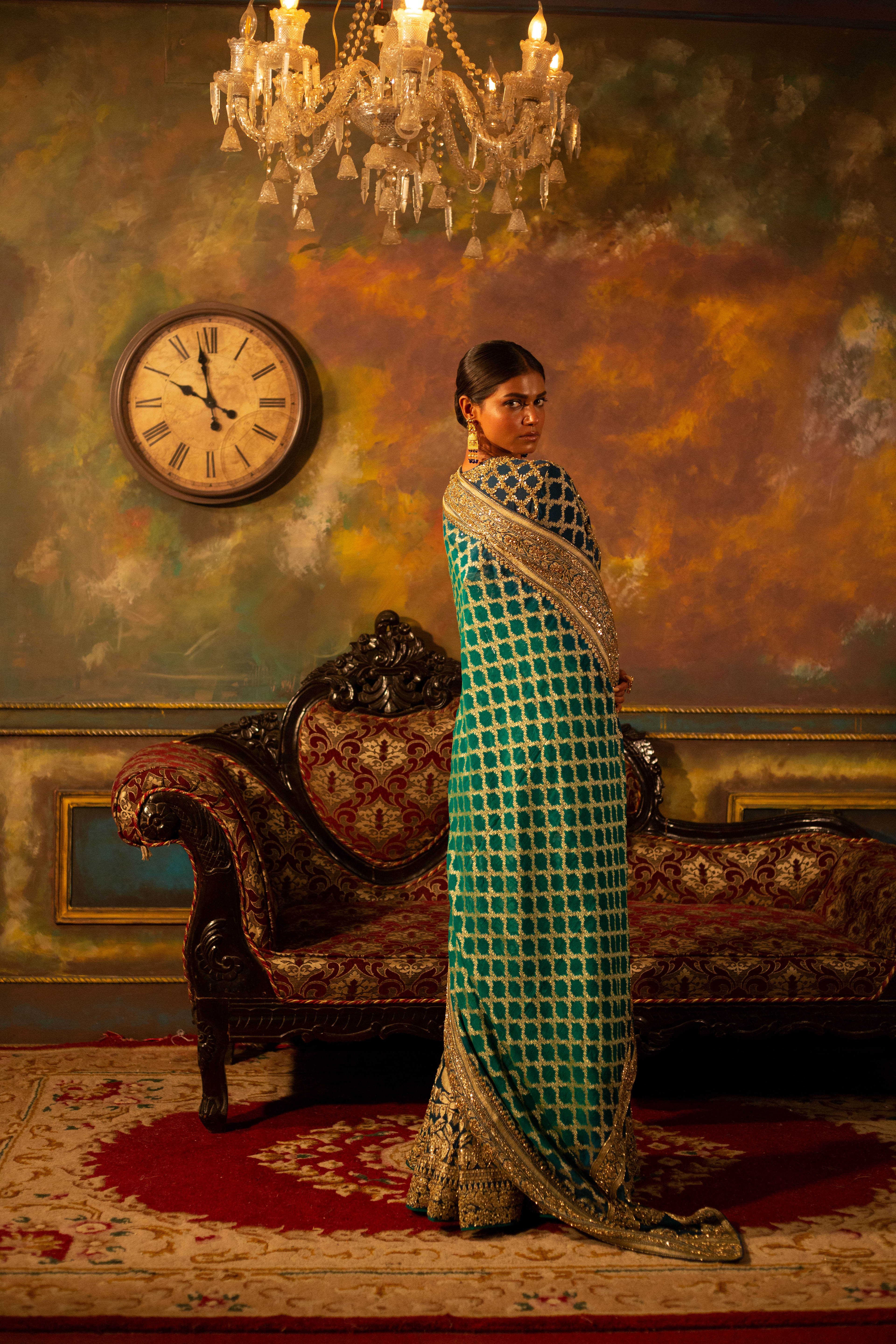 Enchanté Banarasi Sharara - Image 3