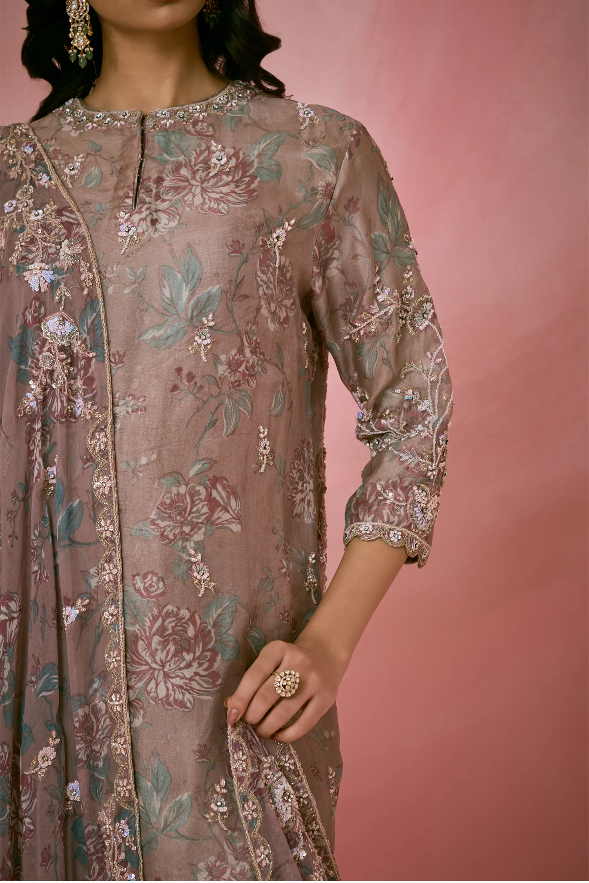 Ethereal Organza Layers Sharara Set - Image 4