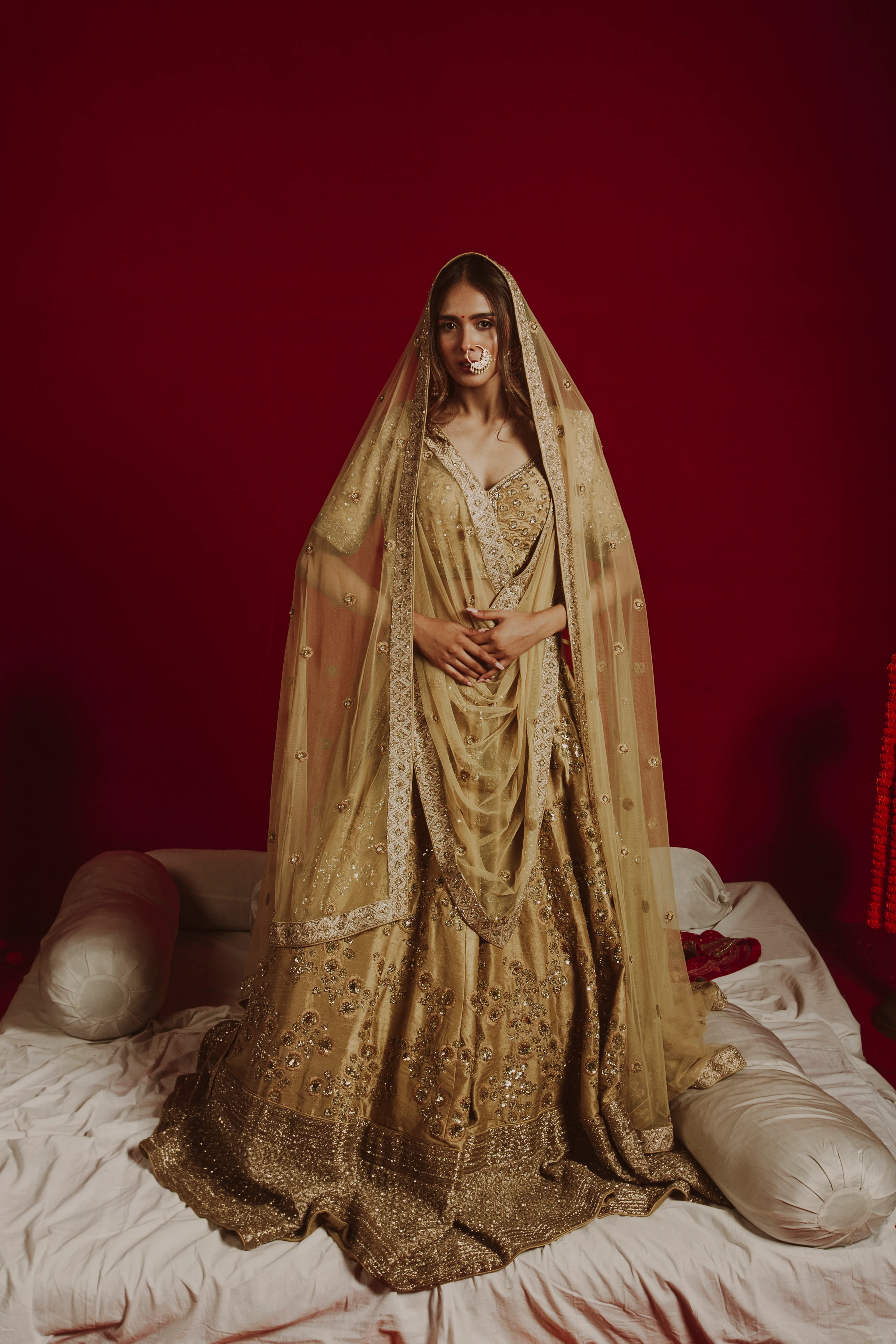 Golden Radiance Symphony Lehenga - Image 7