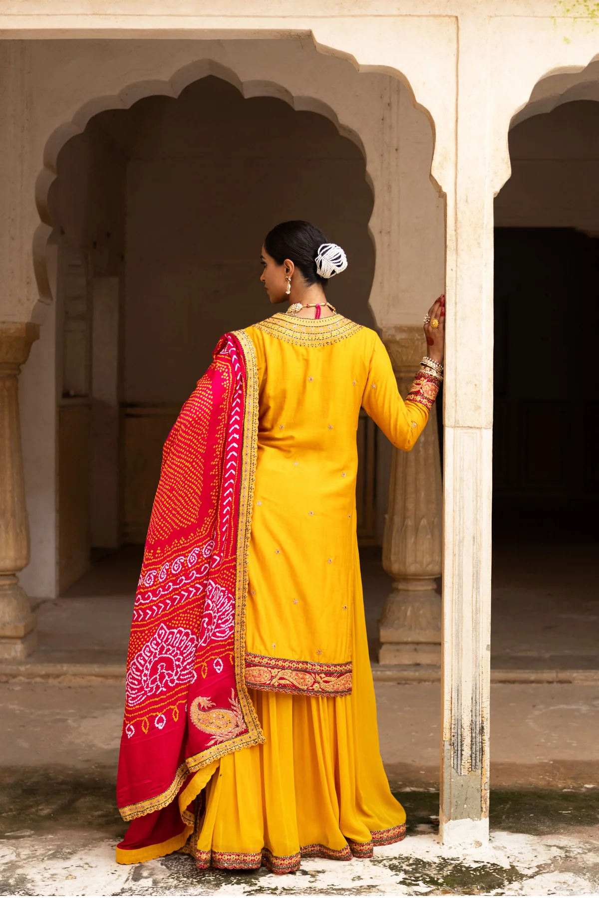 Haldi Bliss Sharara Set - Image 7