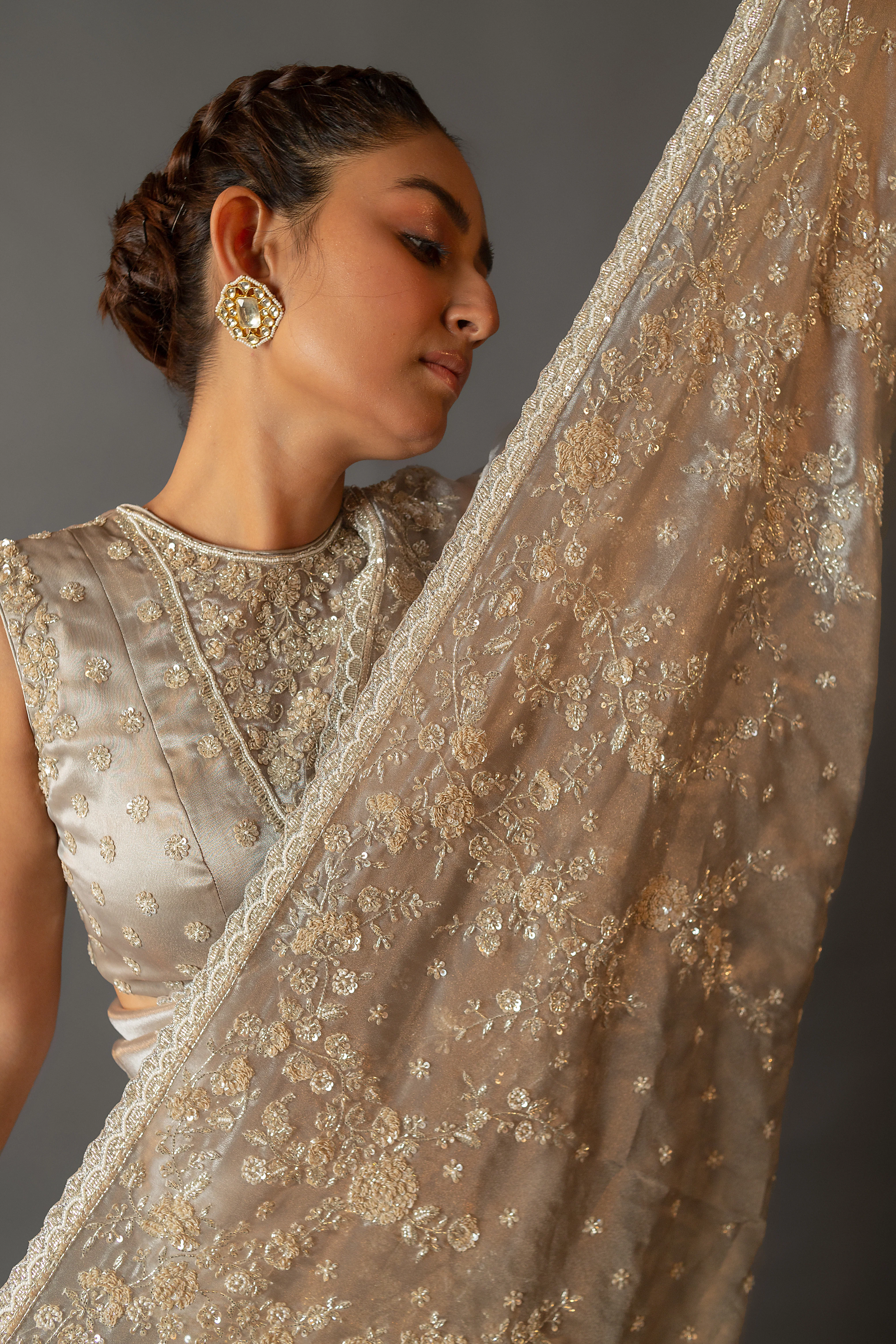 Imperial Regalia Saree - Image 3