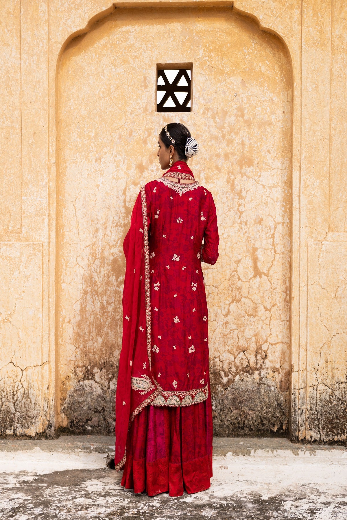 Kashmir Inspired Bridal Sharara - Image 7