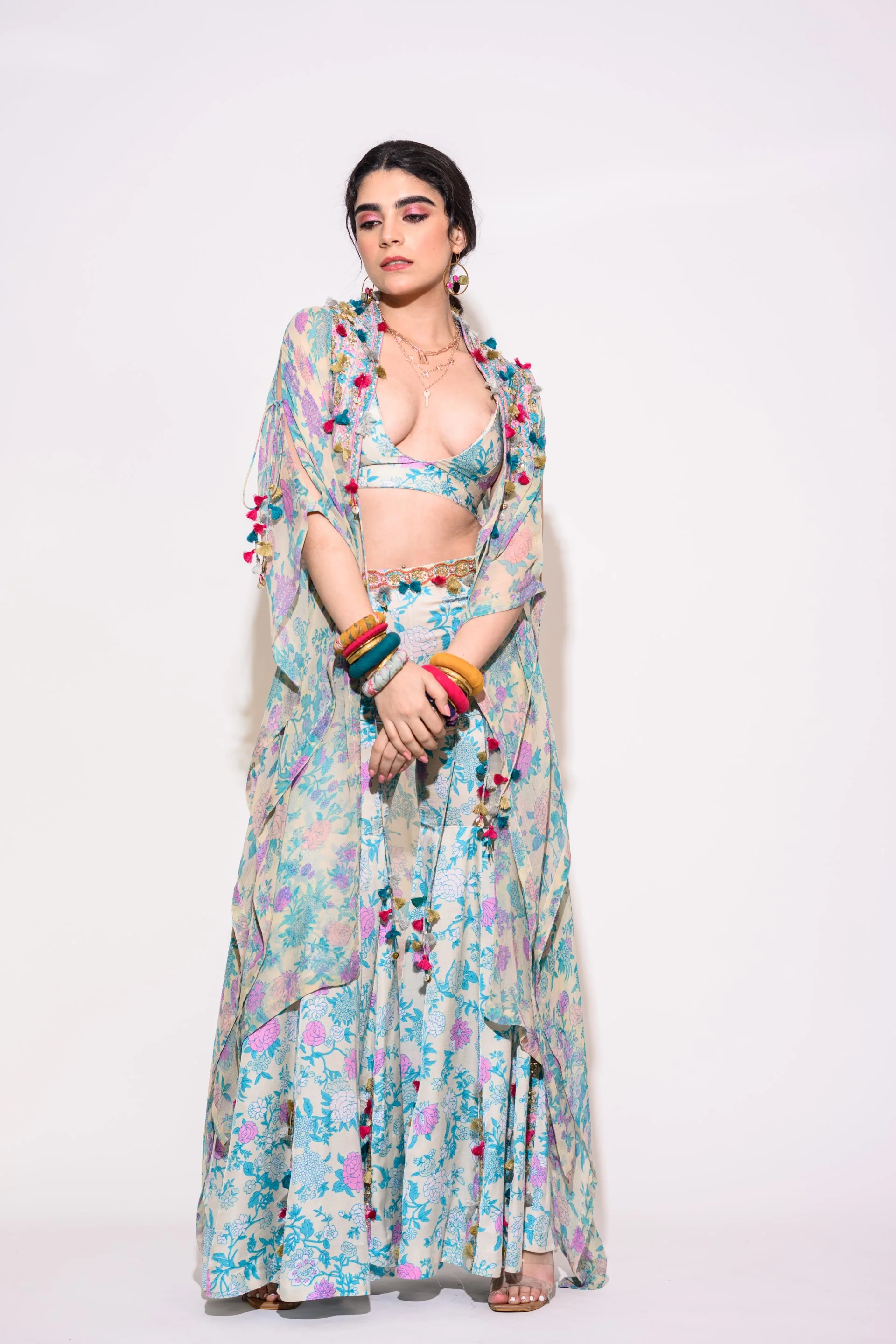Light Blue Palazzo Set - Image 3