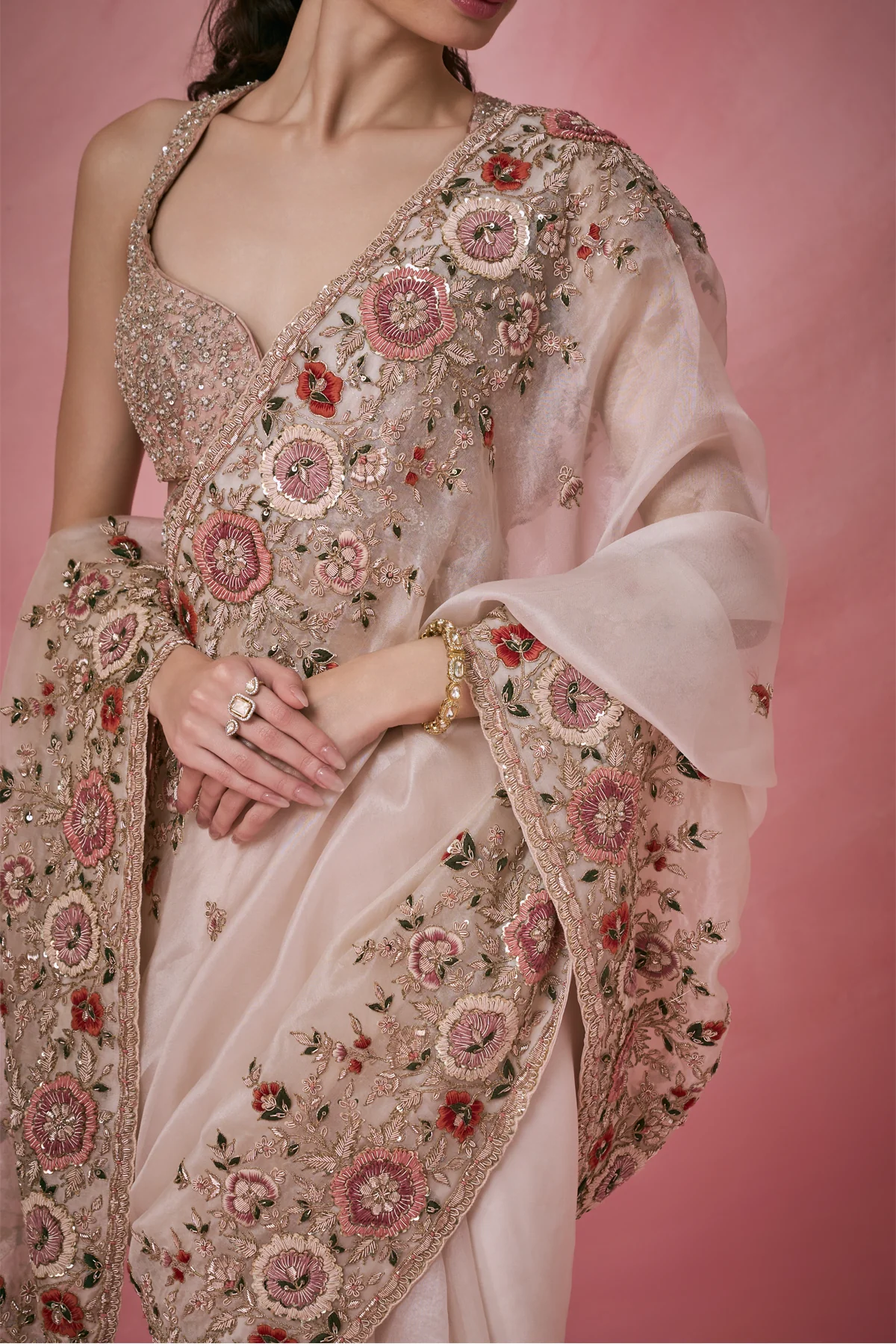 Liora Organza Saree - Image 2