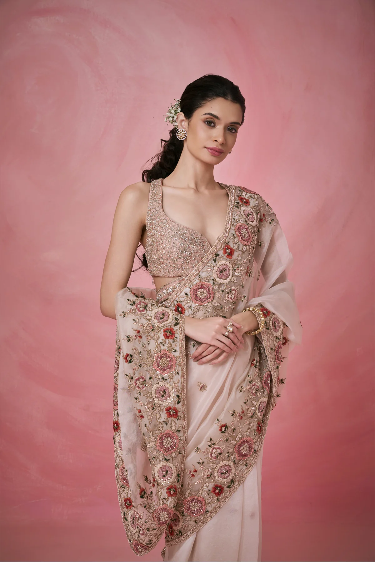 Liora Organza Saree - Image 4