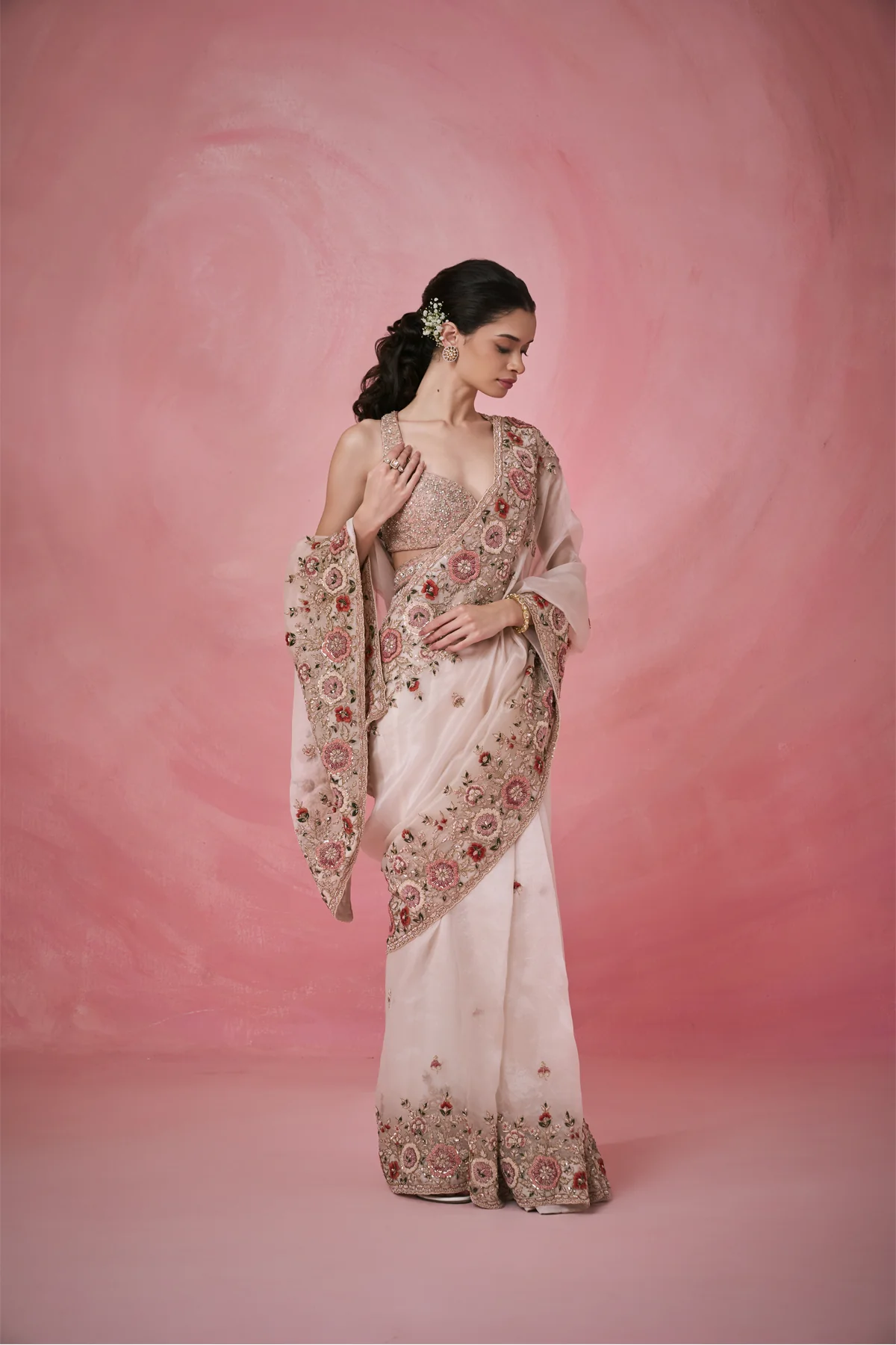 Liora Organza Saree - Image 5