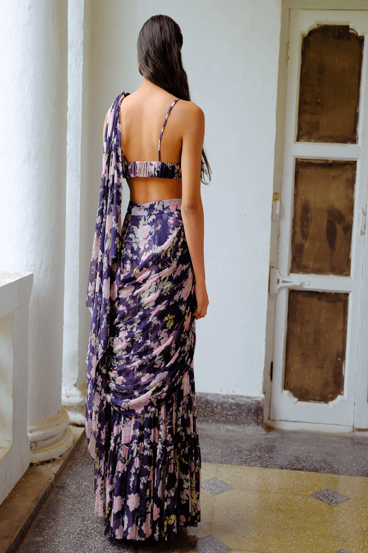 Lumière Drape Saree - Image 2