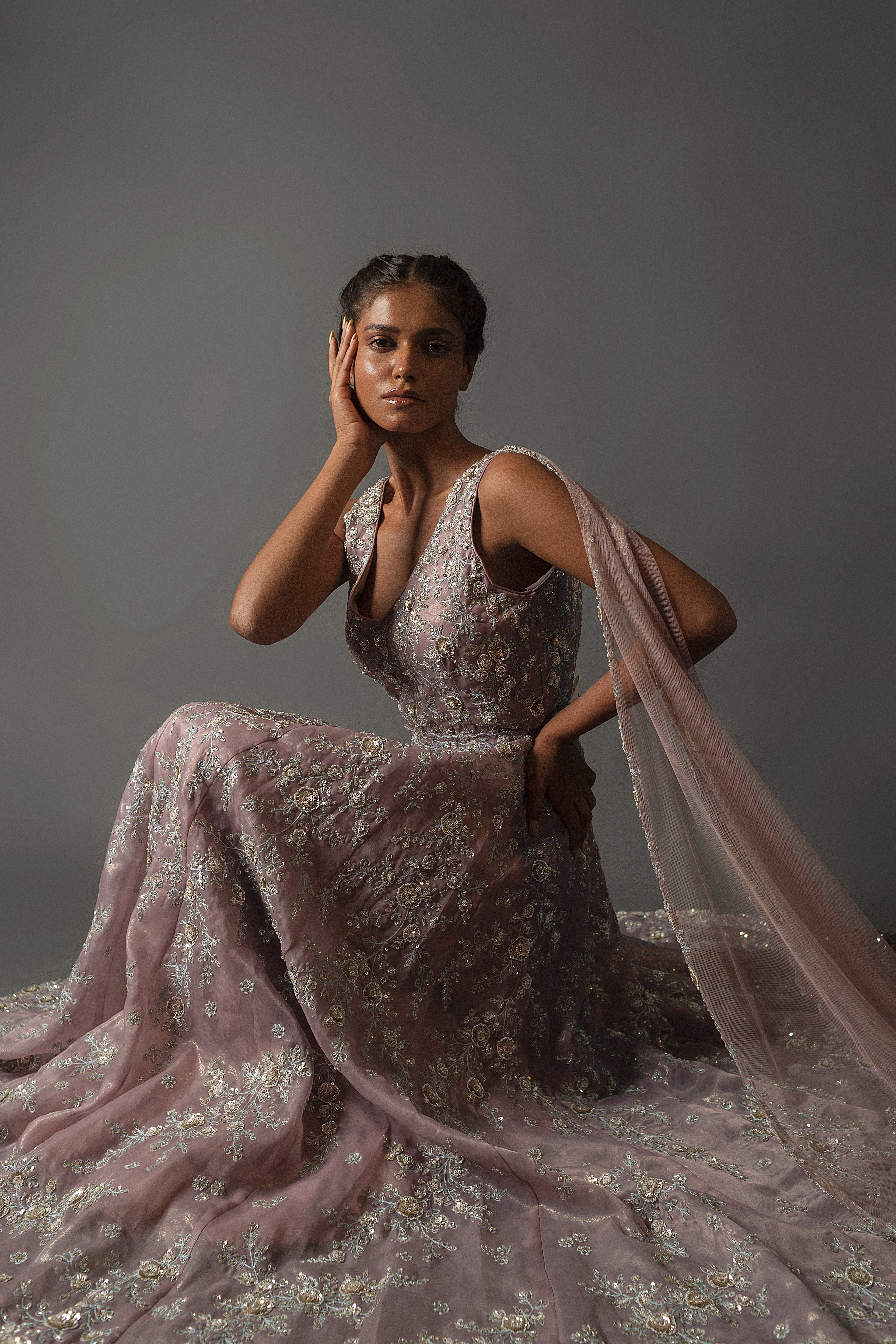 Luminous Cascade Gown - Image 3
