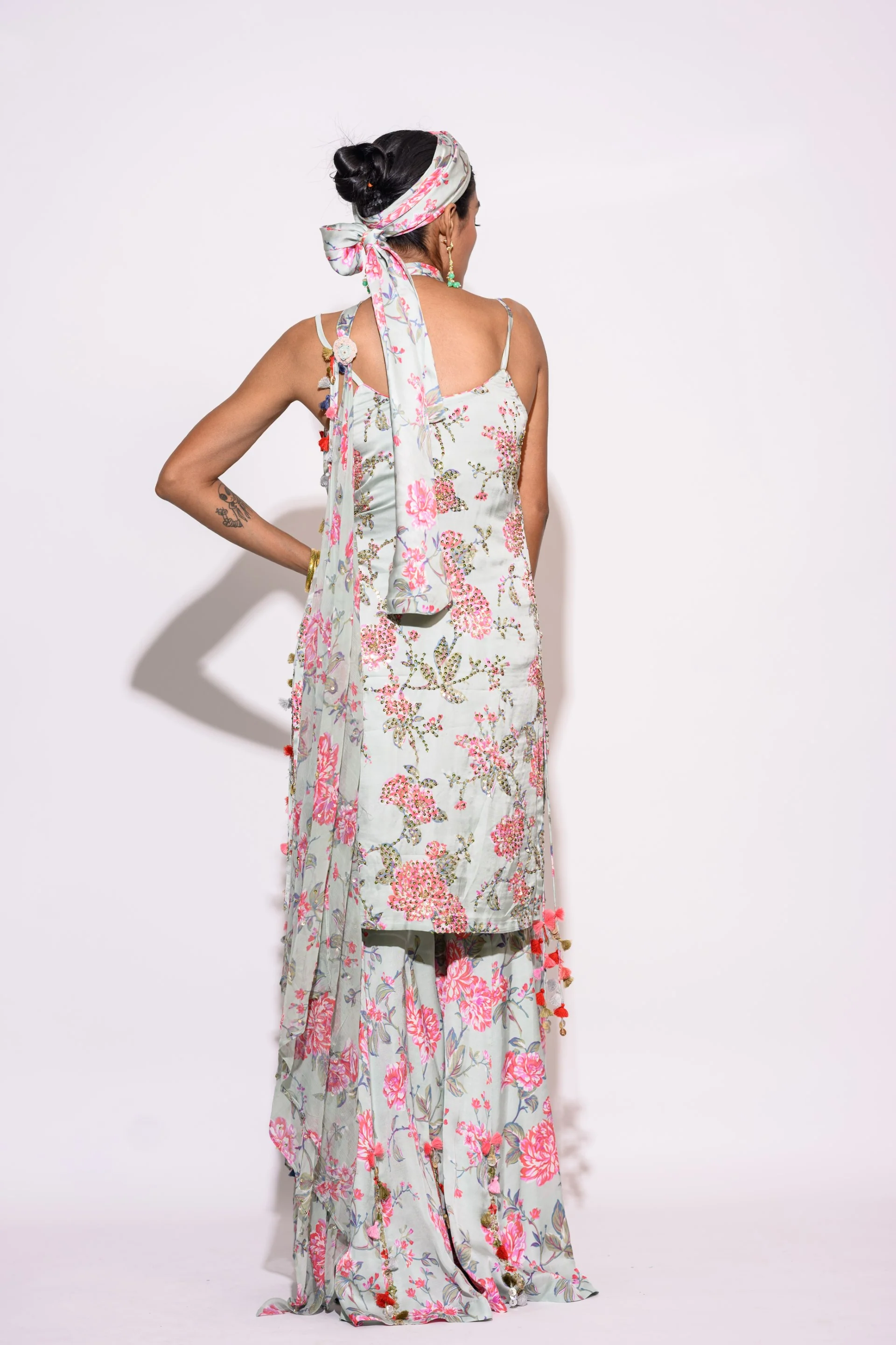 Mint Sharara Set - Image 3