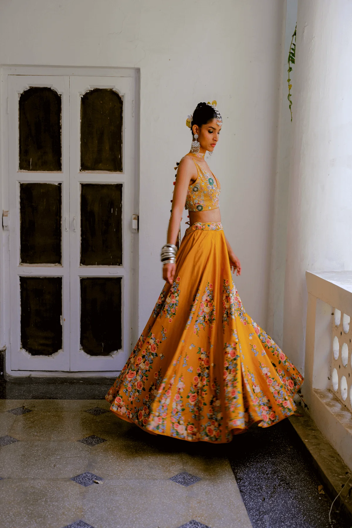 Odette Veil Lehenga - Image 4