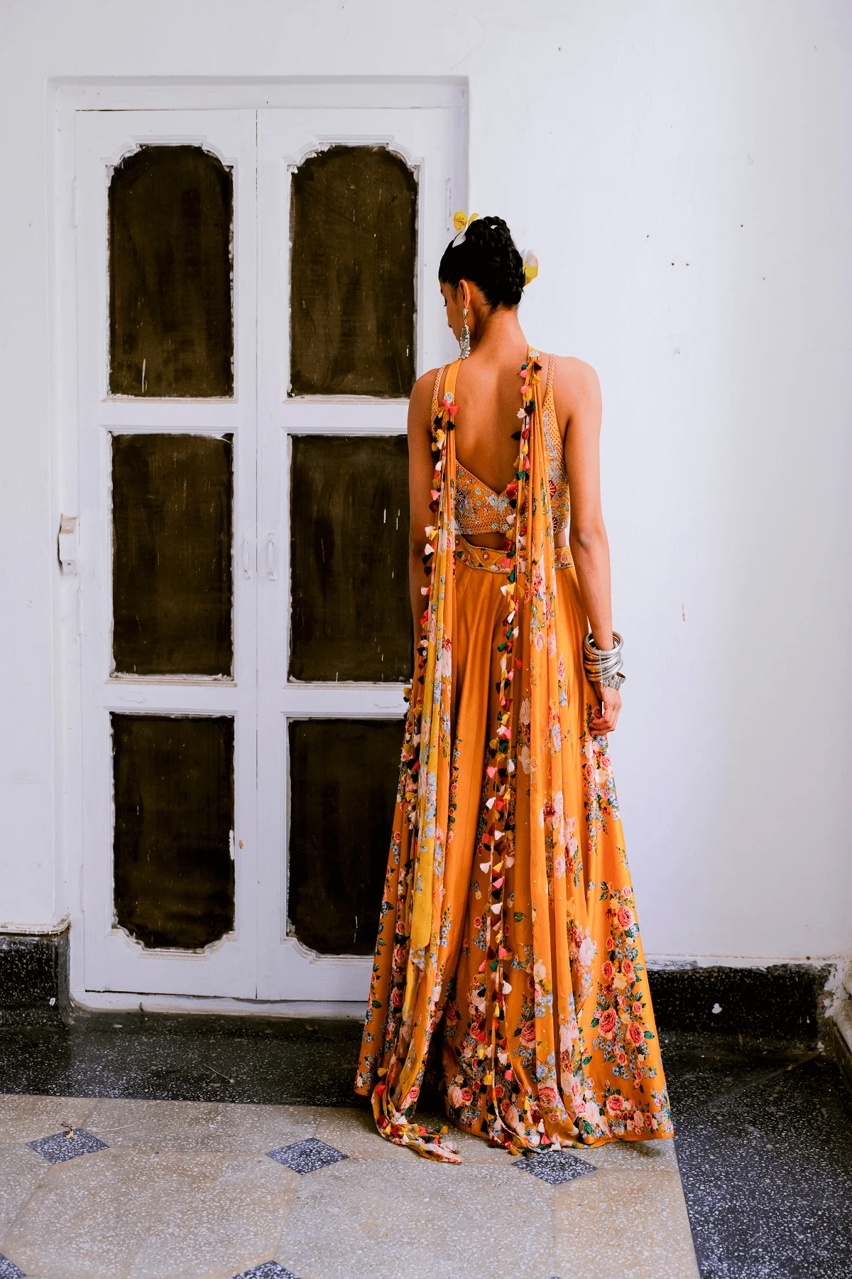 Odette Veil Lehenga - Image 5