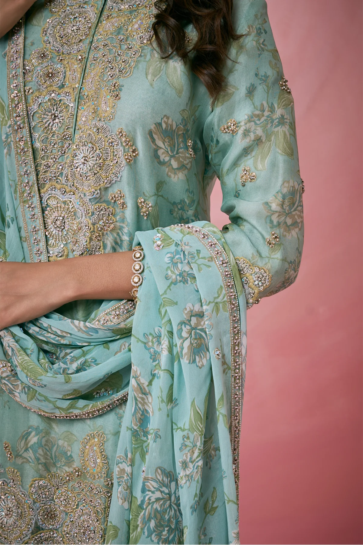 Organza Bliss Sharara Set - Image 4