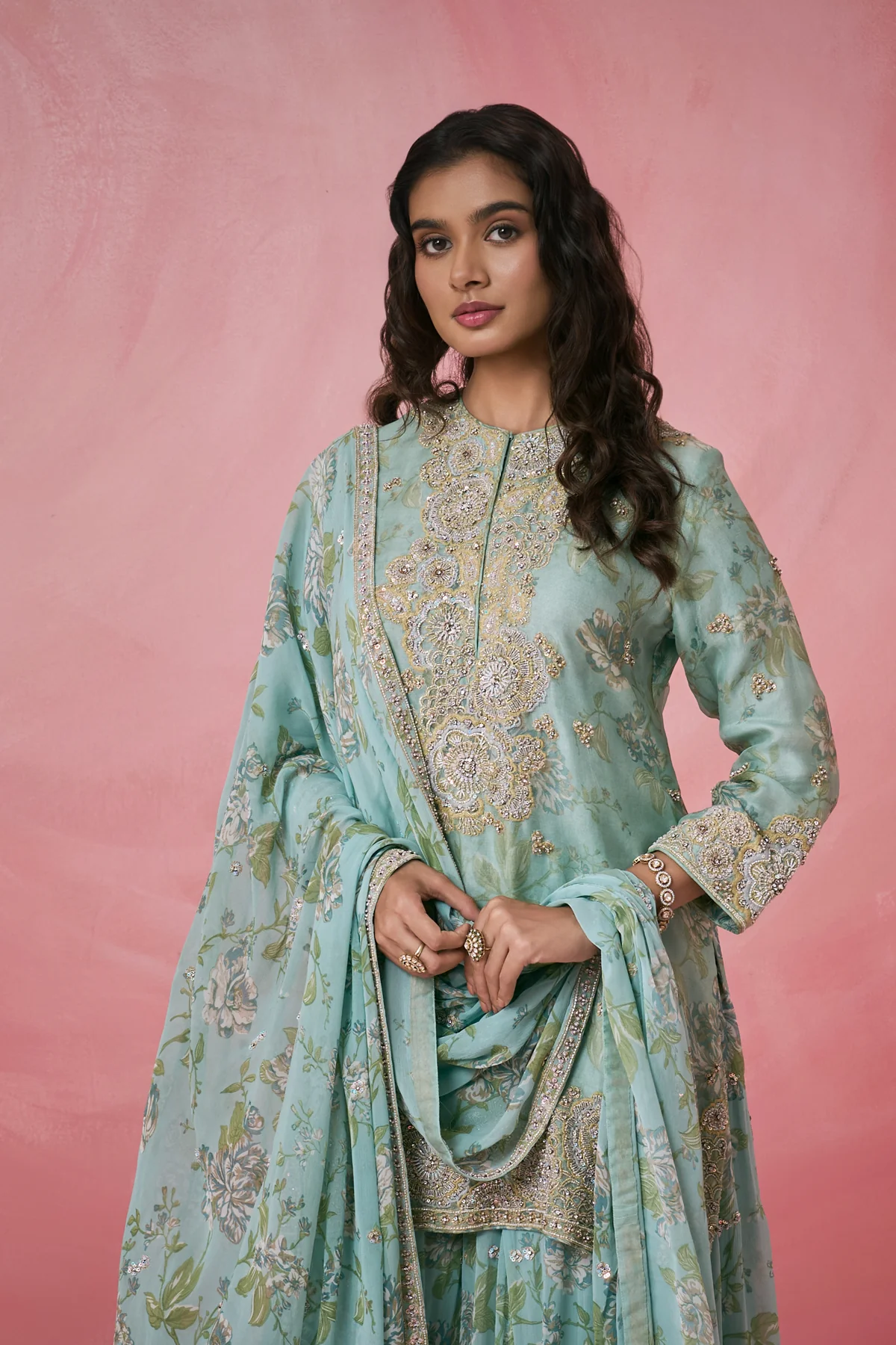 Organza Bliss Sharara Set - Image 6