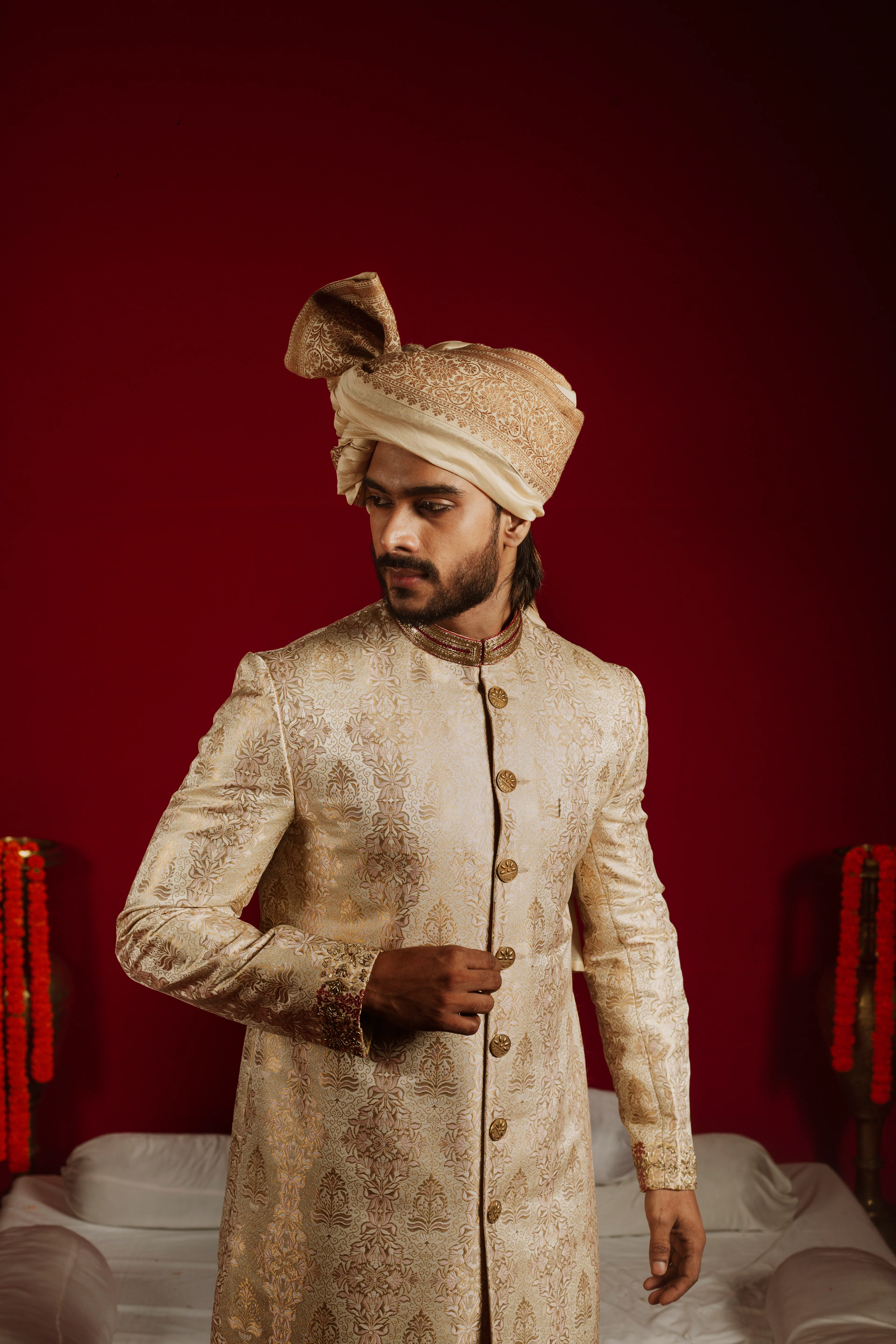 Regal Reverie Sherwani - Image 3