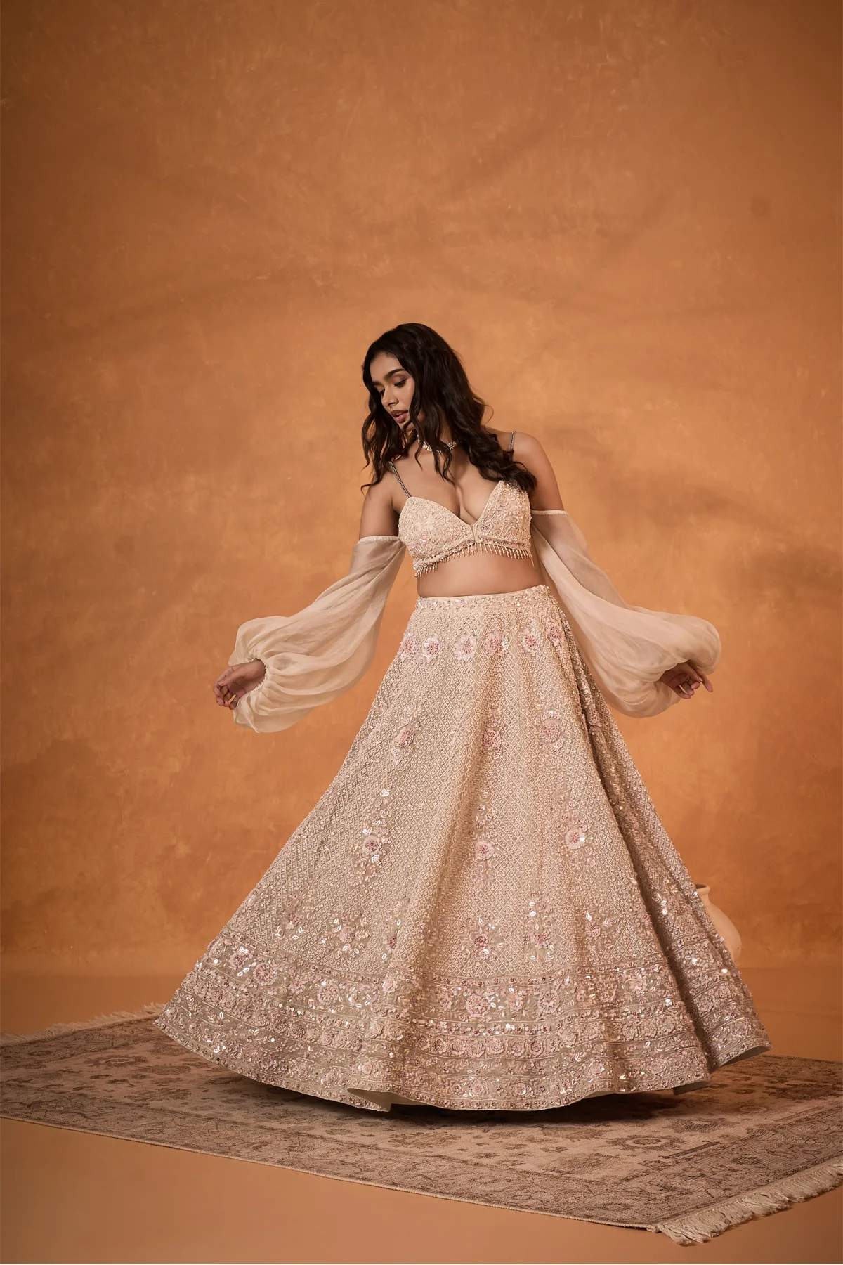 Rosé Enchantment Lehenga