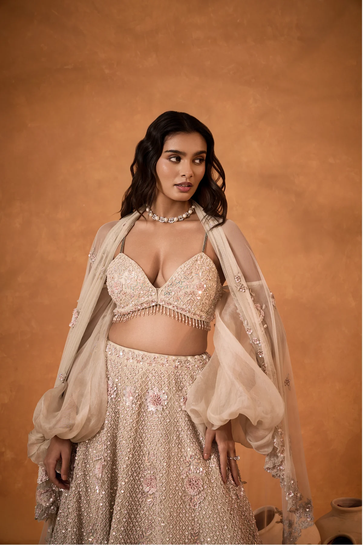 Rosé Enchantment Lehenga - Image 2