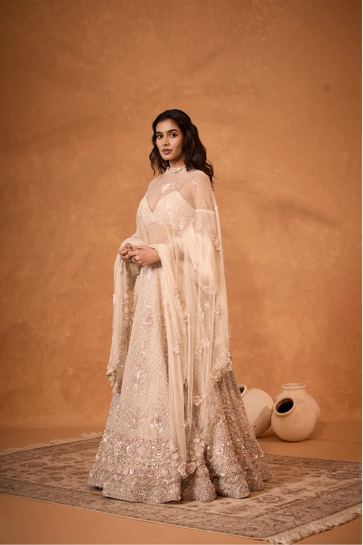 Rosé Enchantment Lehenga - Image 3