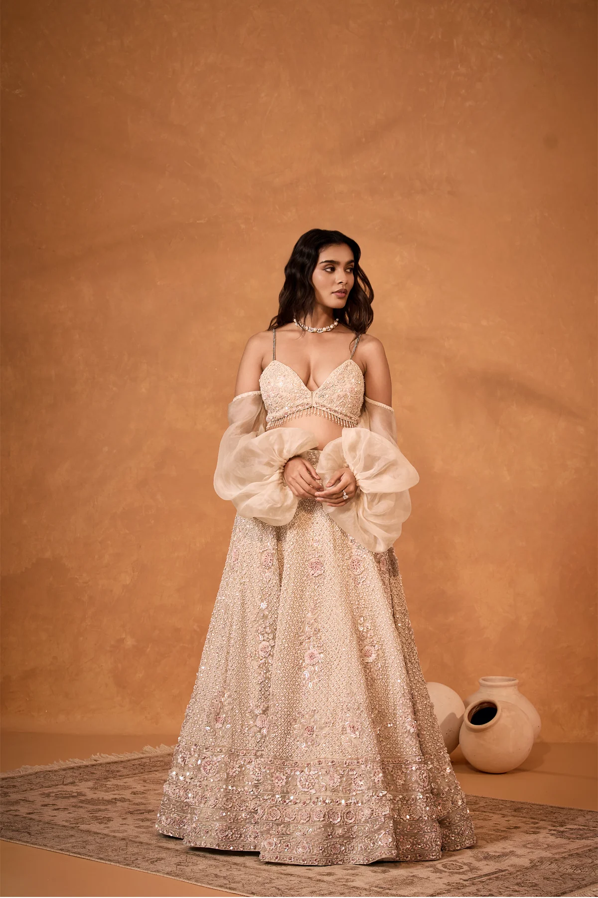 Rosé Enchantment Lehenga - Image 4