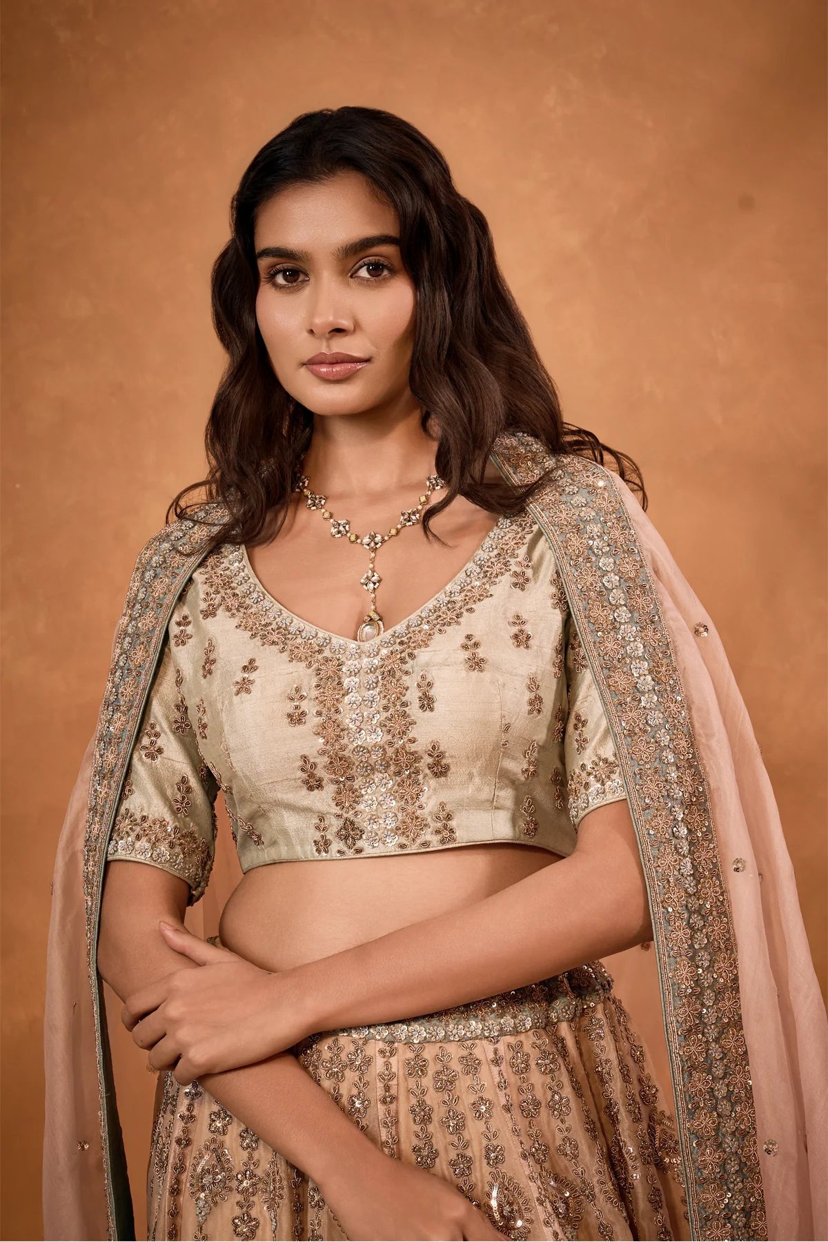 Roseate Charm Lehenga - Image 4