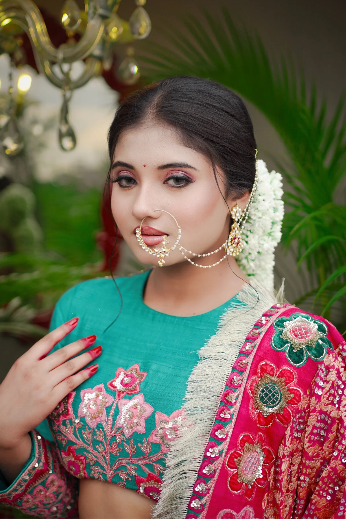 Signature Banarasi Bridal Lehenga - Image 3
