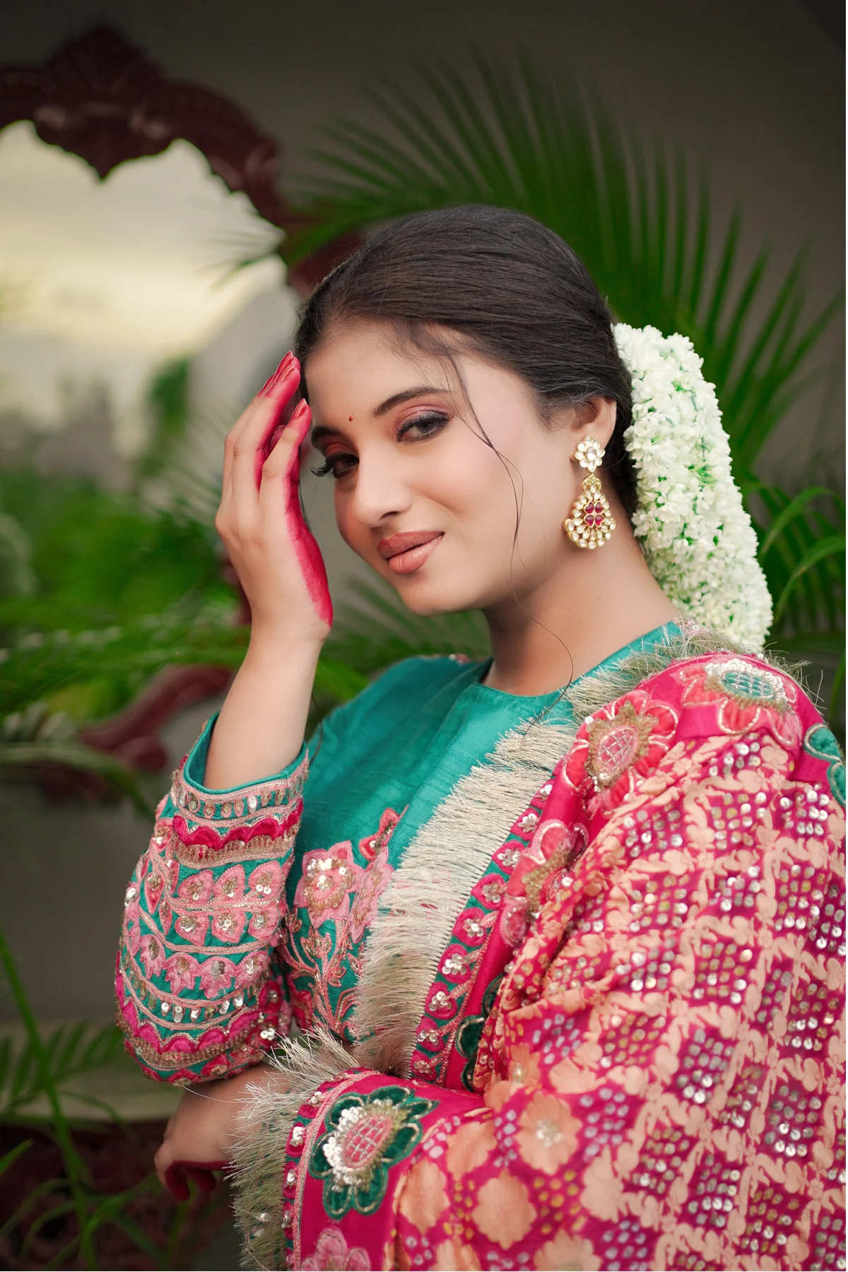 Signature Banarasi Bridal Lehenga - Image 5
