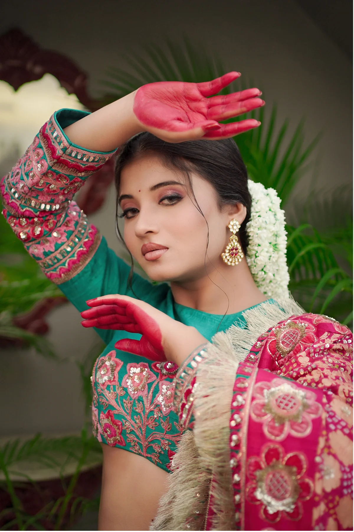 Signature Banarasi Bridal Lehenga - Image 6