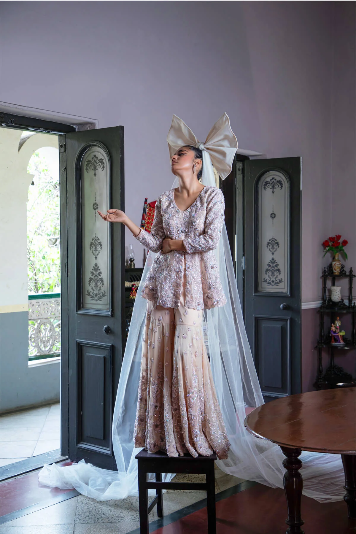 Starry Serenade Sharara Set - Image 3