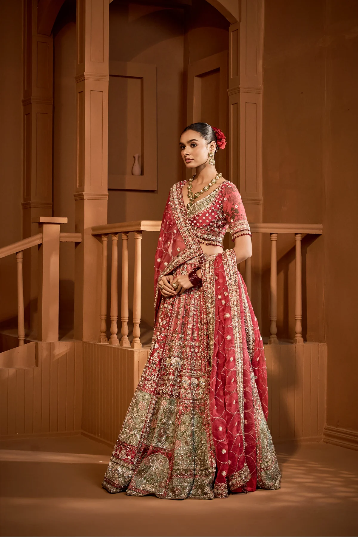 Whimsical Blossom Lehenga