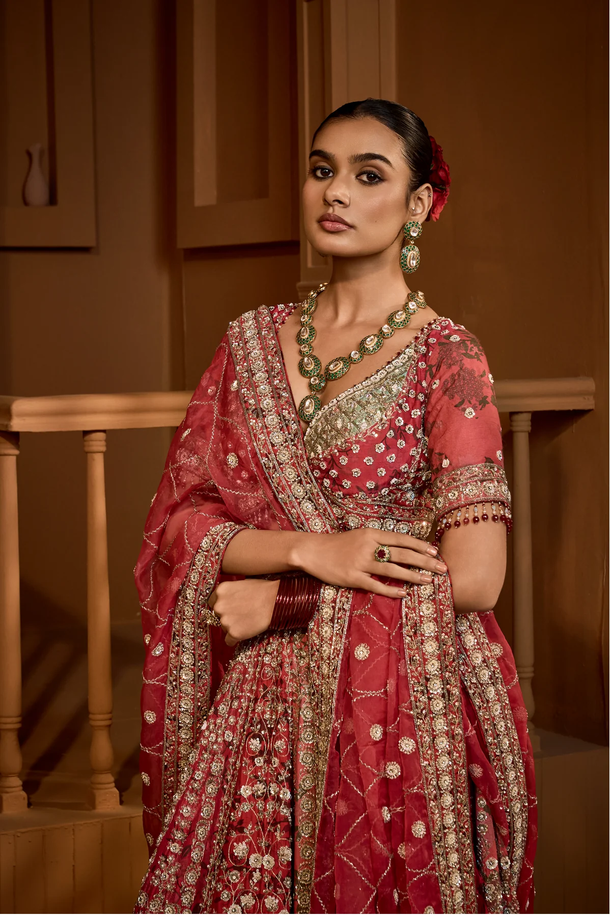 Whimsical Blossom Lehenga - Image 2