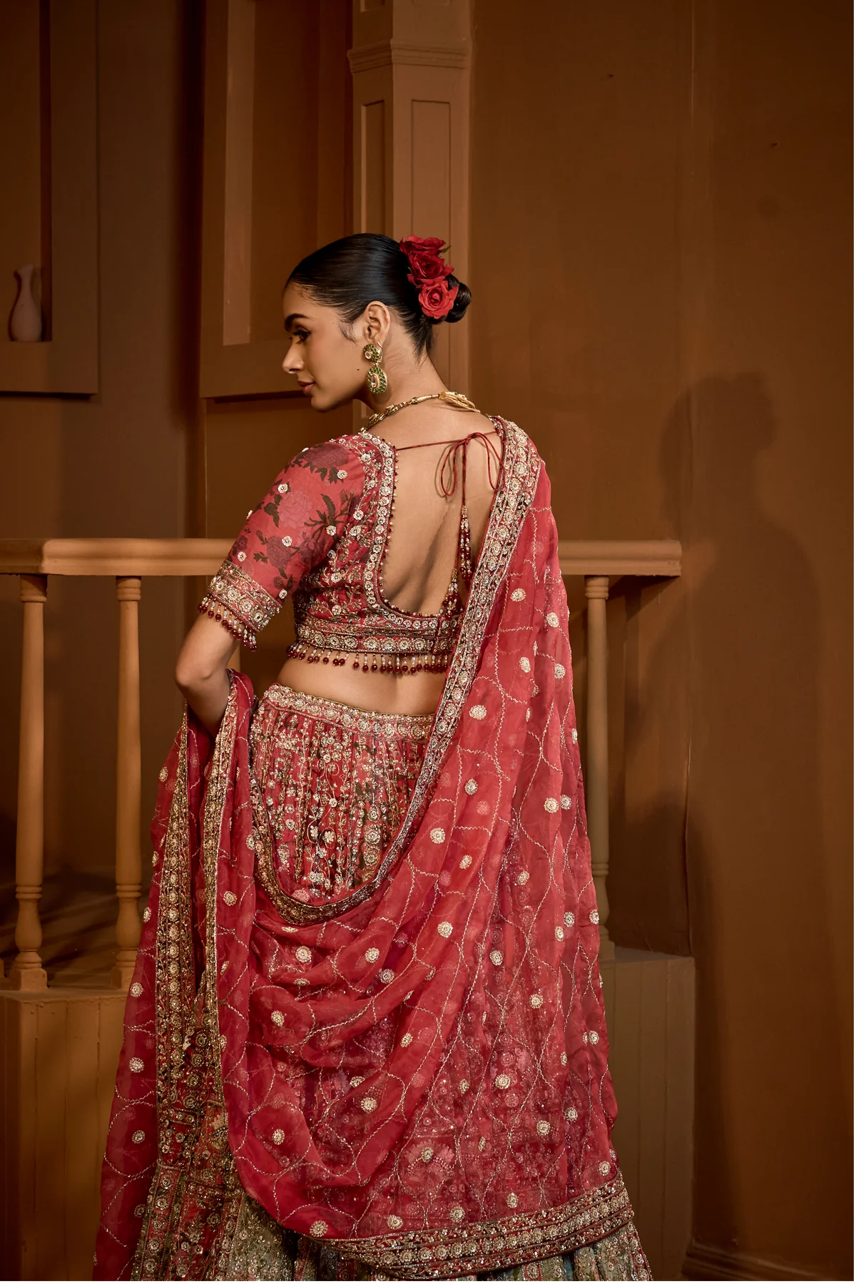 Whimsical Blossom Lehenga - Image 3