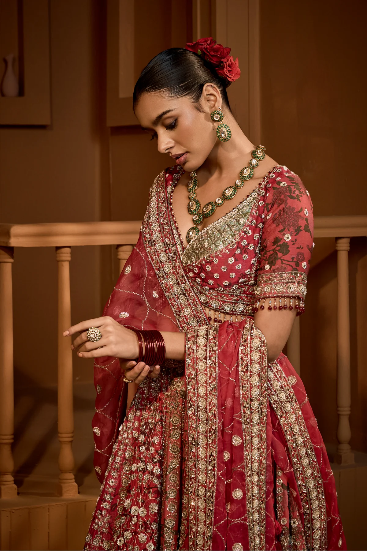 Whimsical Blossom Lehenga - Image 4