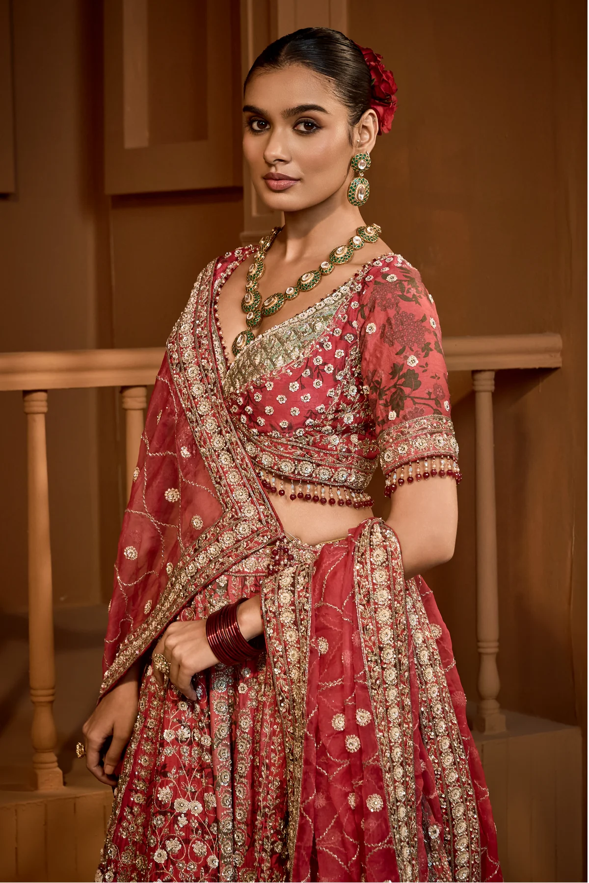Whimsical Blossom Lehenga - Image 5